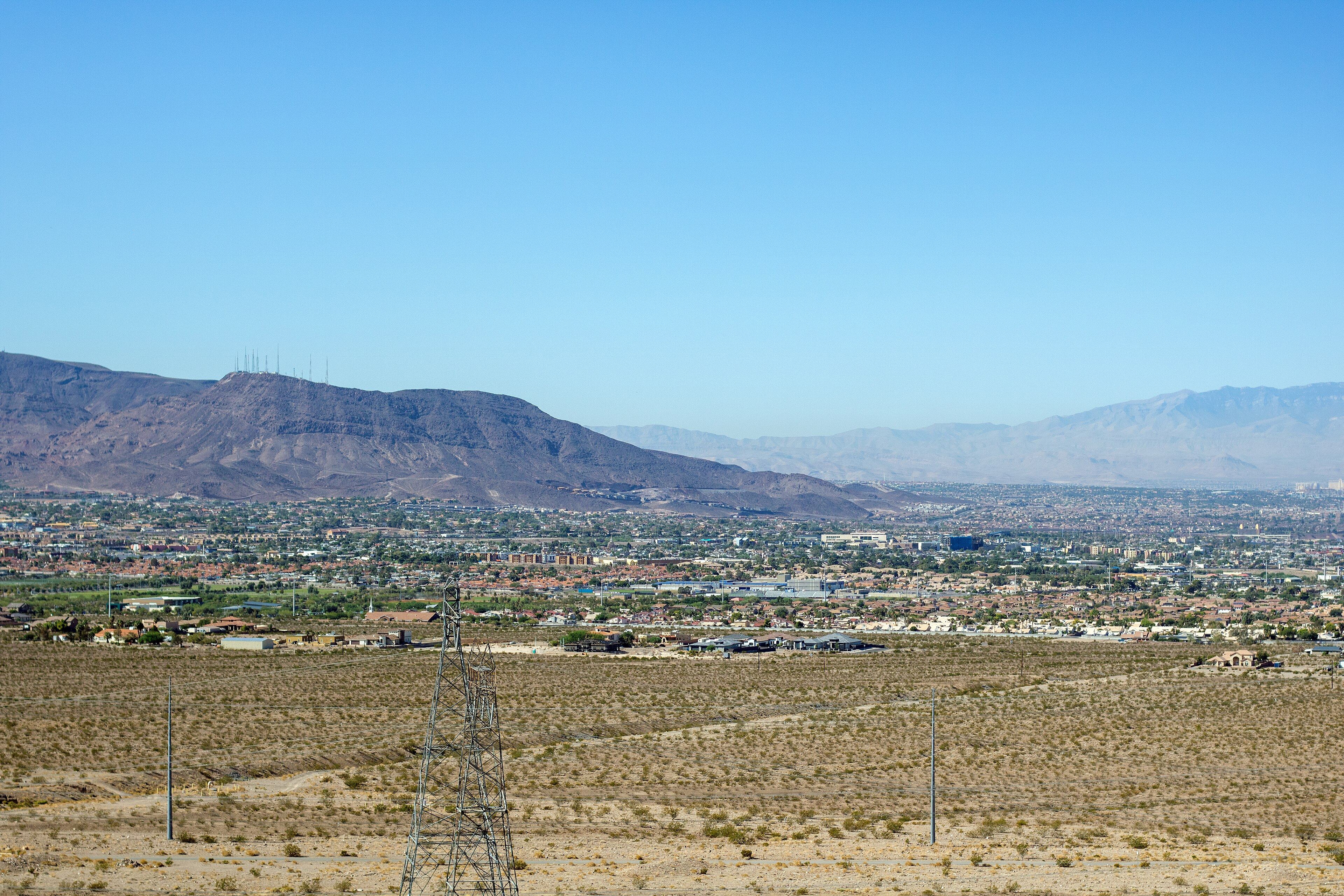 Streetscape in the Henderson neighborhood of Henderson