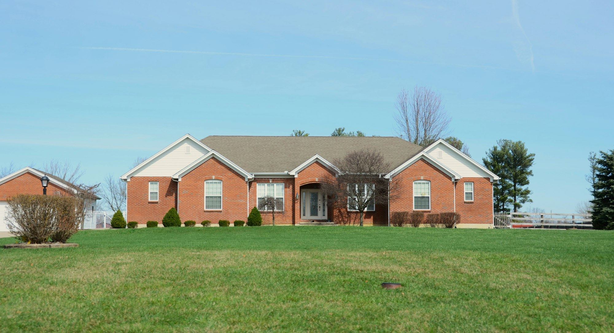 Streetscape in the Manvel neighborhood of Manvel